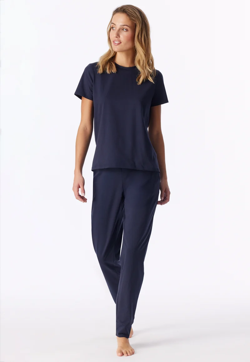 T-Shirt Dunkelblau - Mix+Relax