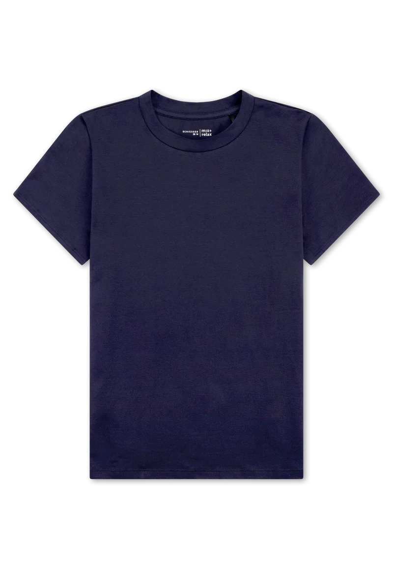 T-Shirt Dunkelblau - Mix+Relax