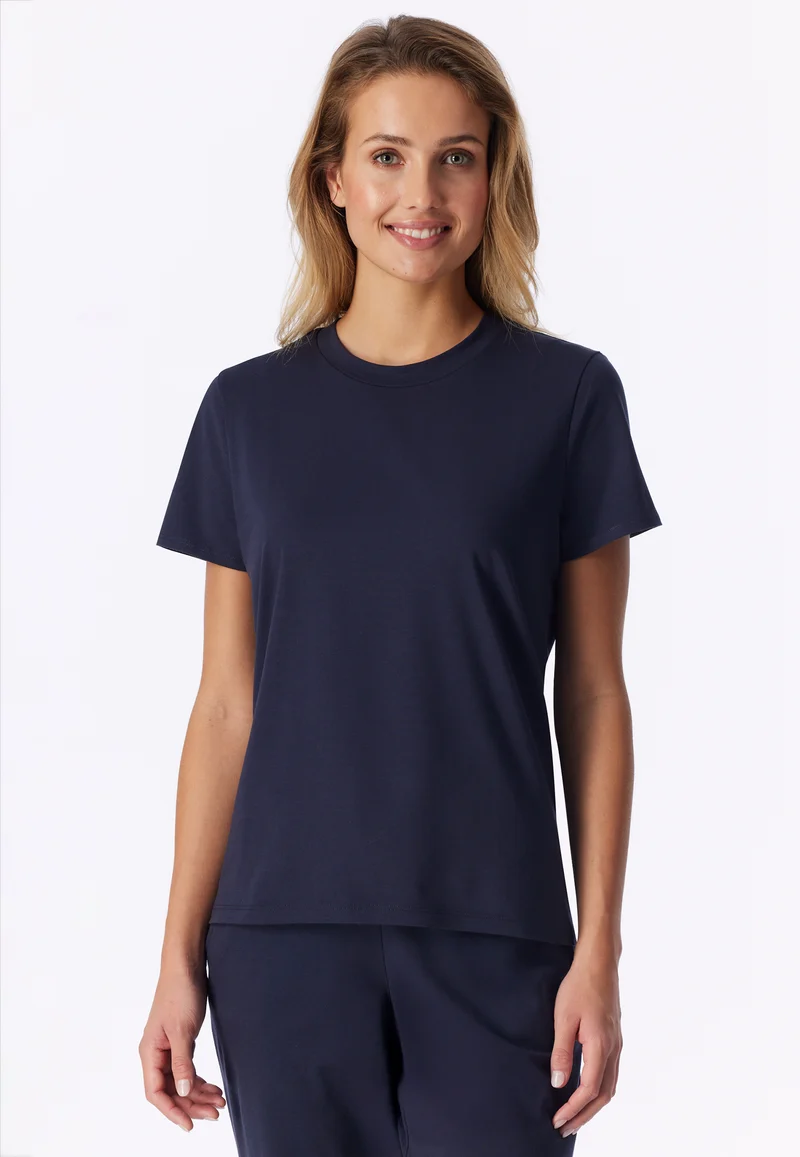 T-Shirt Dunkelblau - Mix+Relax