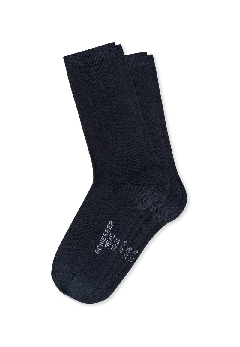 Socken Damen 2er-Pack Blau - 95/5