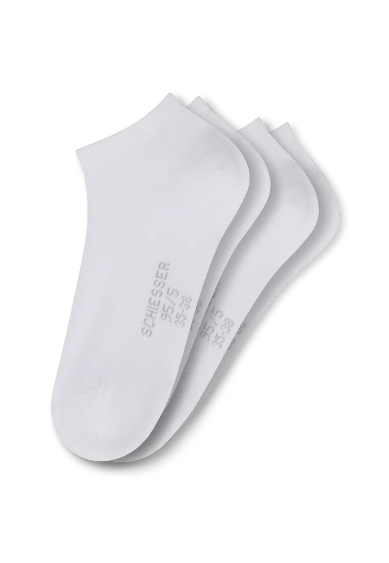 Sneakersocken Damen 2er-Pack Weiss - 95/5