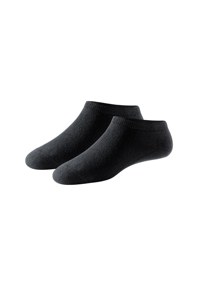 Sneakersocken Damen 2er-Pack Schwarz - 95/5
