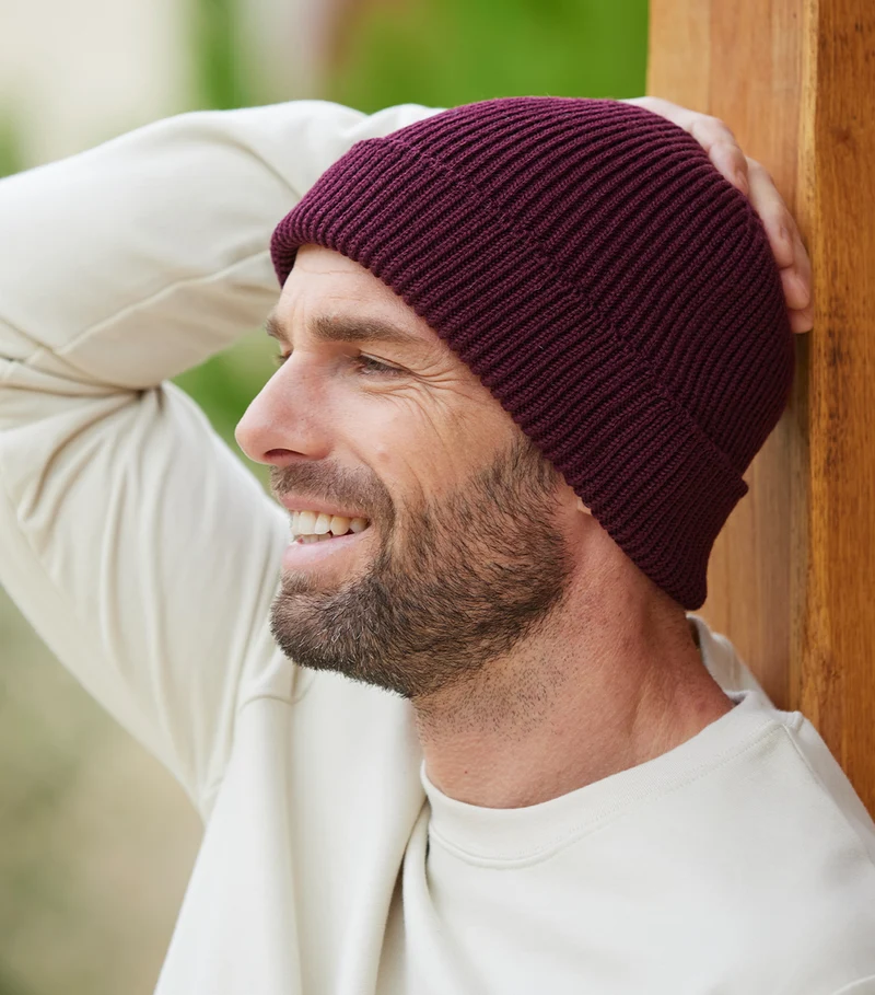 Bonnet Homme Bordeaux