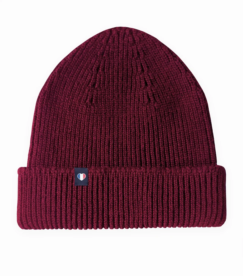 Bonnet Homme Bordeaux