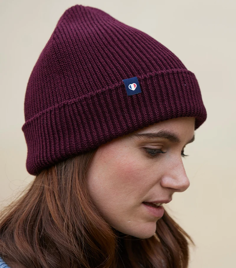 Bonnet Femme Bordeaux