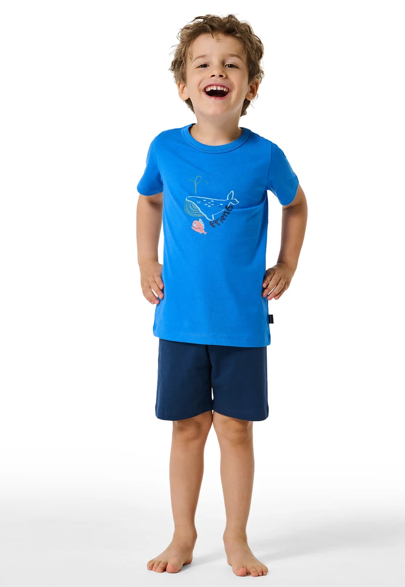 Schlafanzug kurz Blau - Boys World