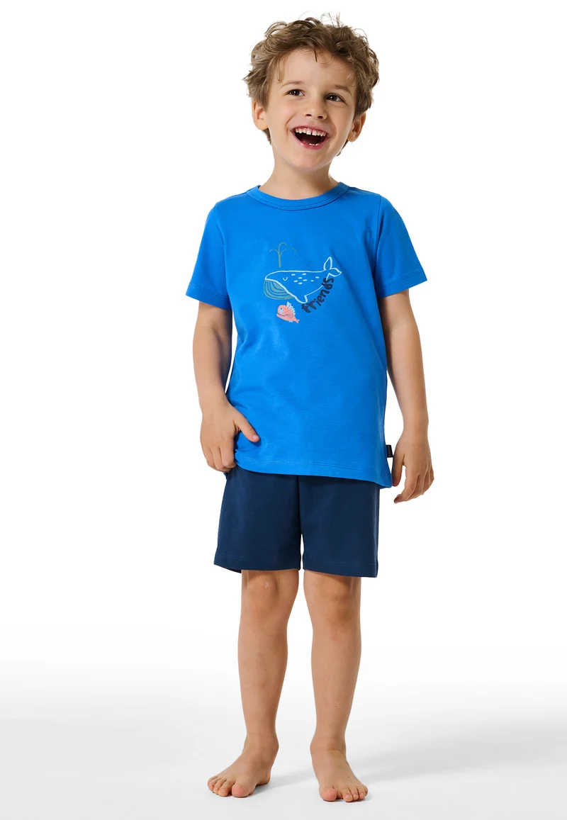 Schlafanzug kurz Blau - Boys World