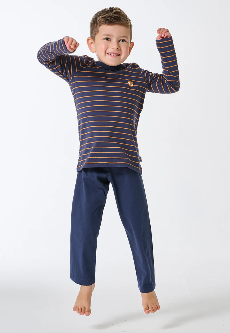 Schlafanzug Rot/Blau gestreift - Kids Nightwear