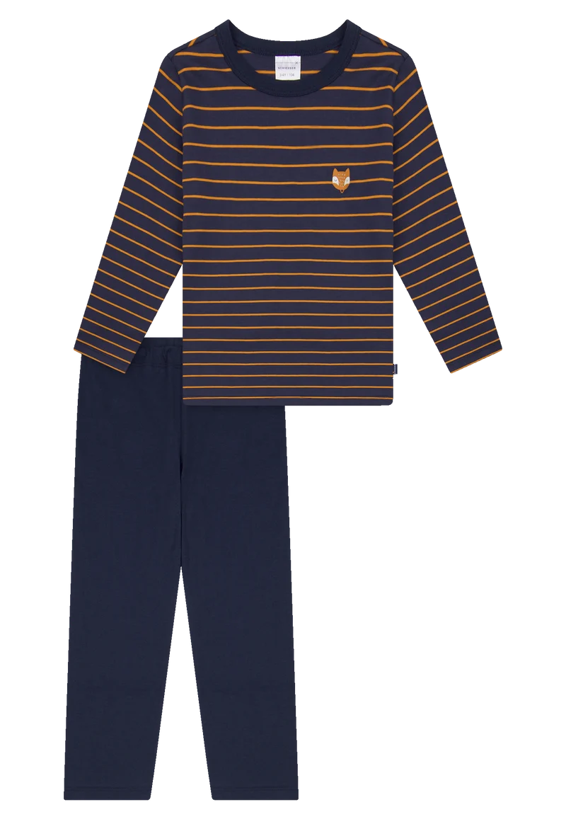 Schlafanzug Rot/Blau gestreift - Kids Nightwear