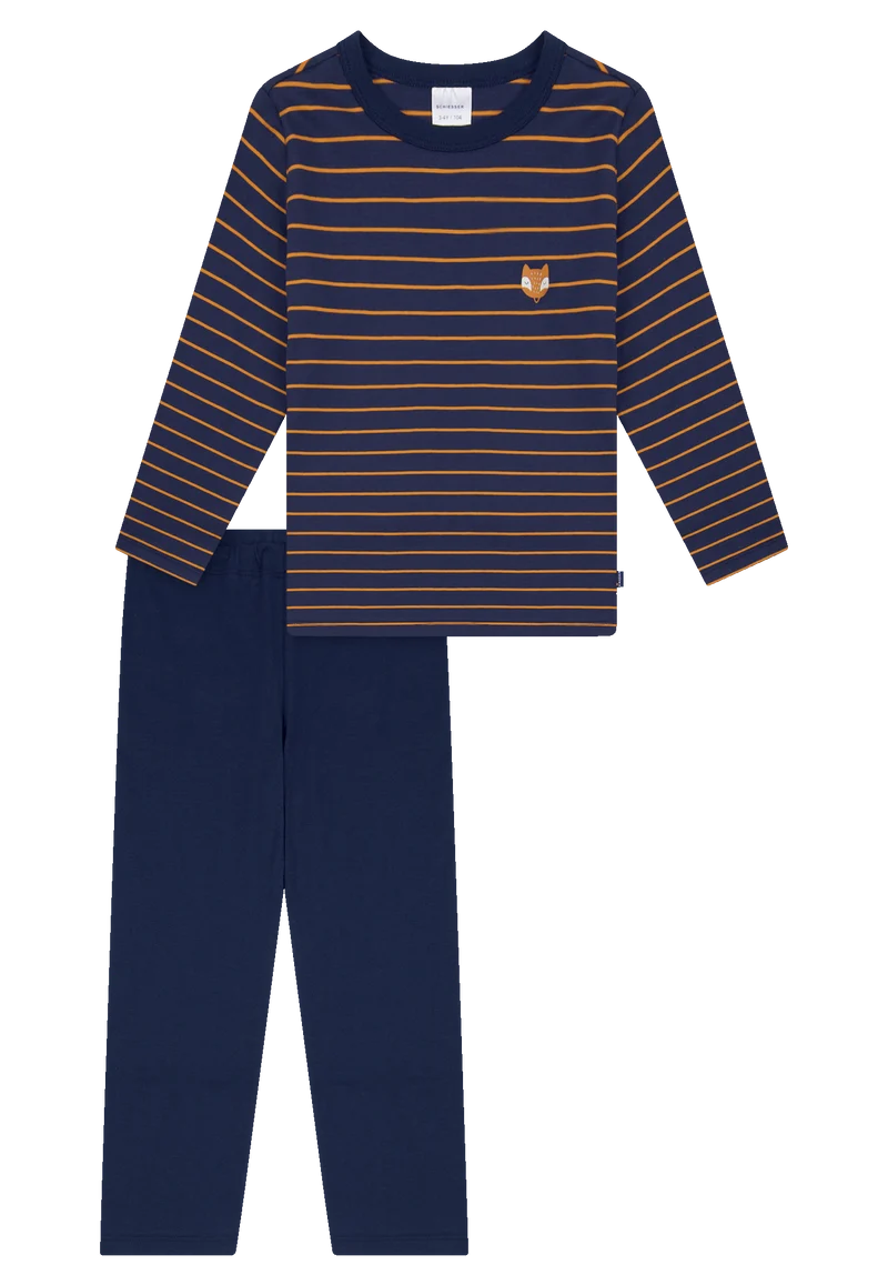 Schlafanzug Rot/Blau gestreift - Kids Nightwear