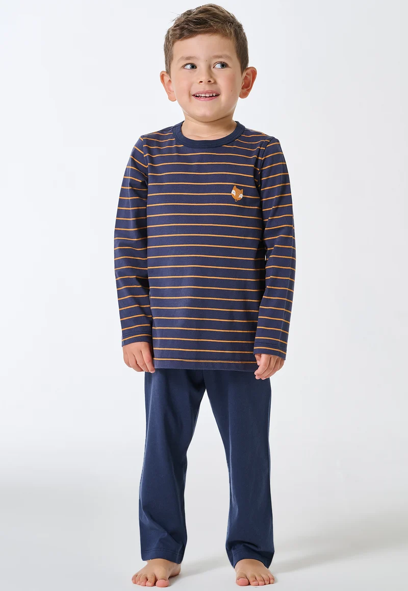Schlafanzug Rot/Blau gestreift - Kids Nightwear