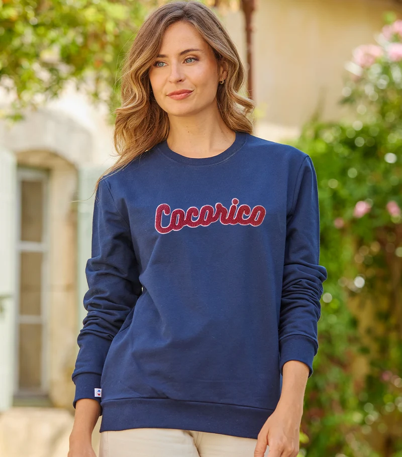 Sweat Femme Marine - Bouclette