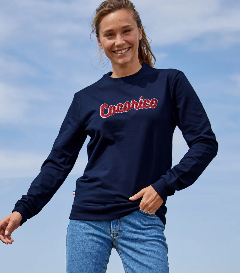 Sweat Femme Marine - Bouclette