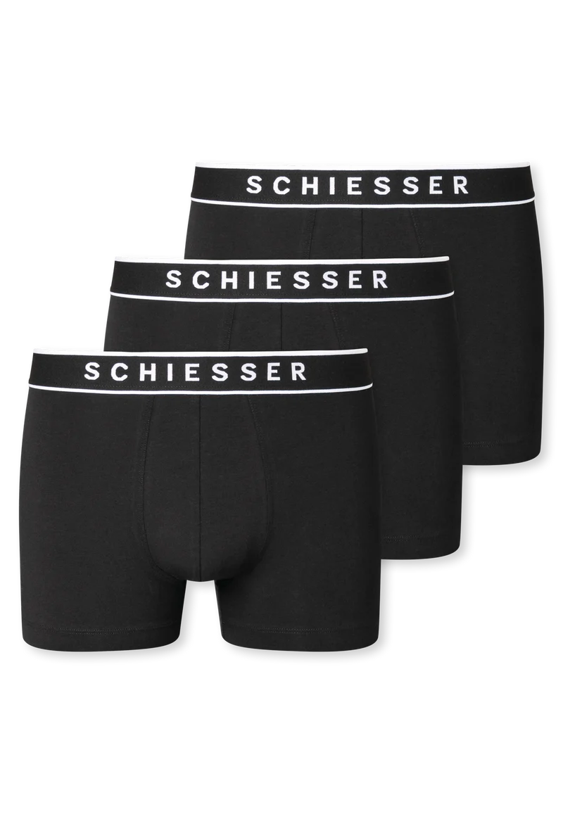 Enge Boxershorts 3er-Pack Schwarz - 95/5