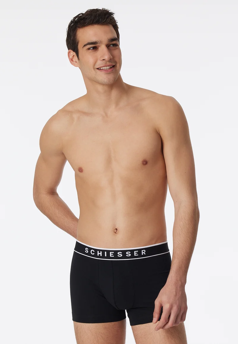 Enge Boxershorts 3er-Pack Schwarz - 95/5