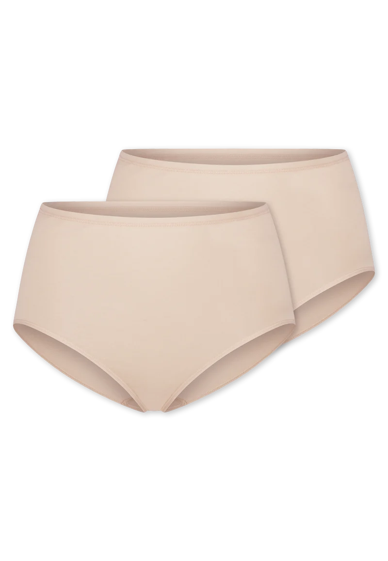 High Waist Slip 2er-Pack Soft Beige - 95/5