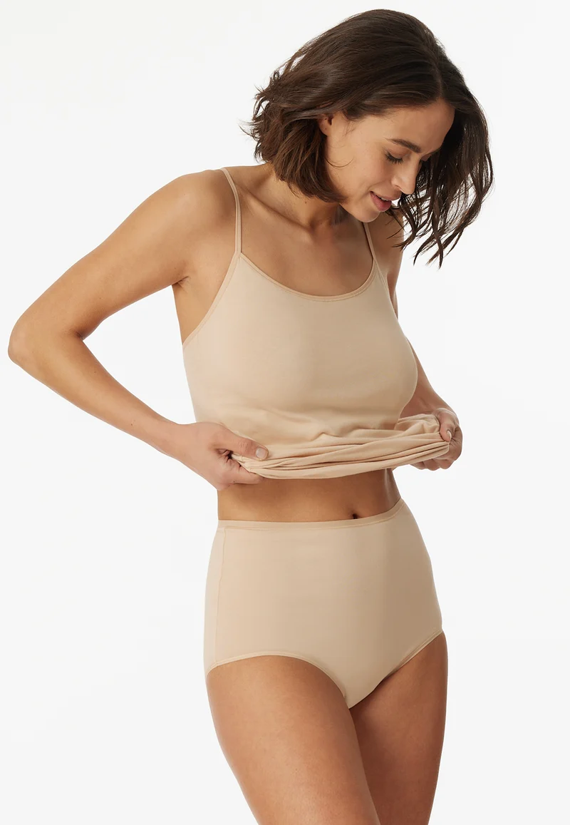 High Waist Slip 2er-Pack Soft Beige - 95/5