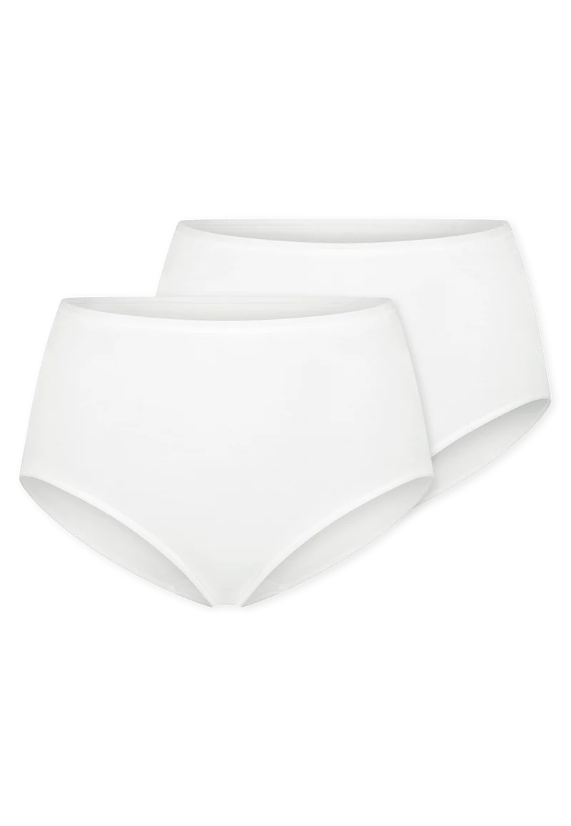 High Waist Slip 2er-Pack Weiss - 95/5