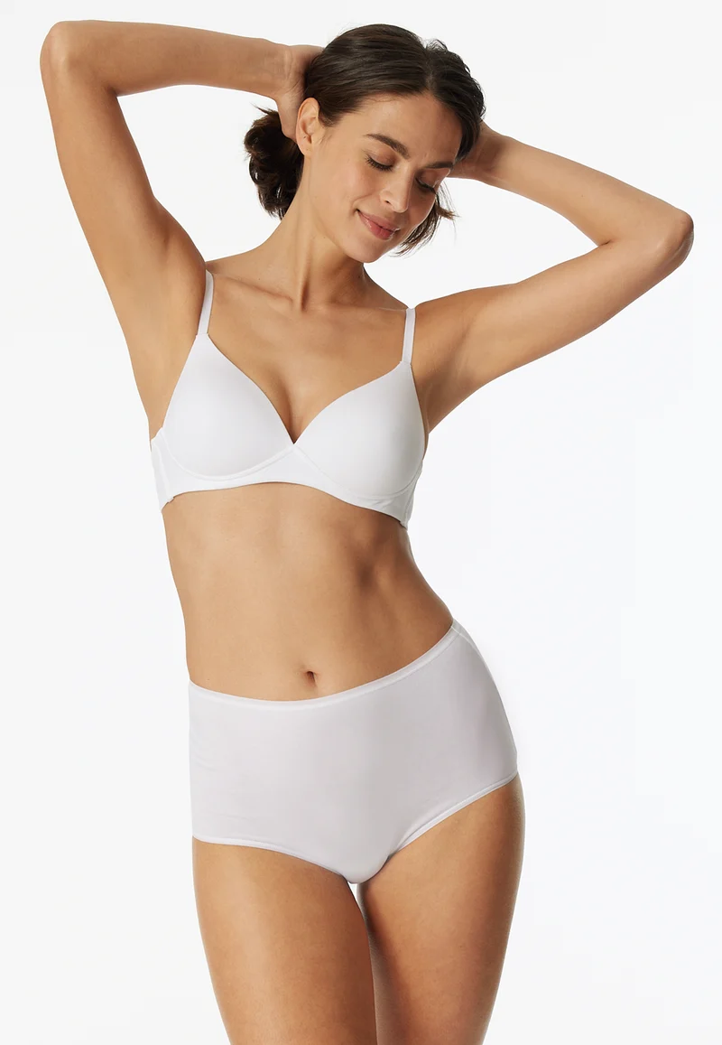High Waist Slip 2er-Pack Weiss - 95/5