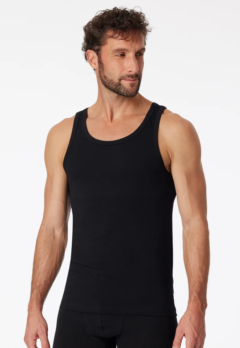 Tank Top 2er-Pack Schwarz - 95/5