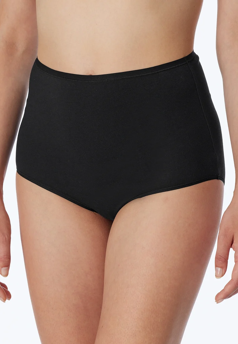 High Waist Slip 2er-Pack Schwarz - 95/5