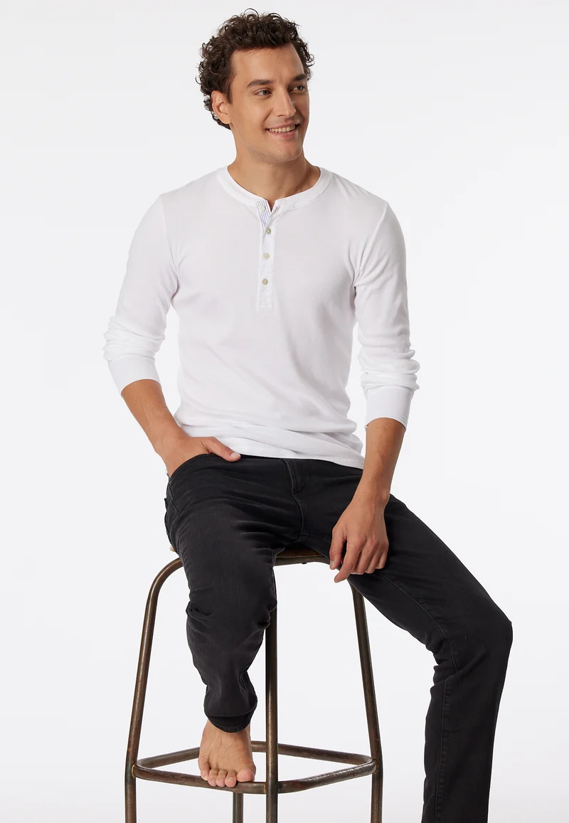 Shirt Feinripp Weiss - Revival Karl-Heinz