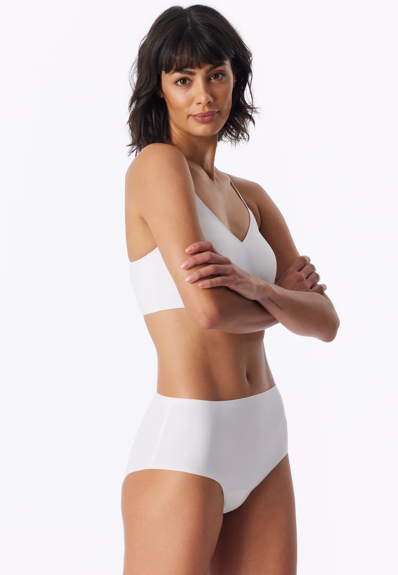 High Waist Slip Seamless Weiss - Invisible Soft