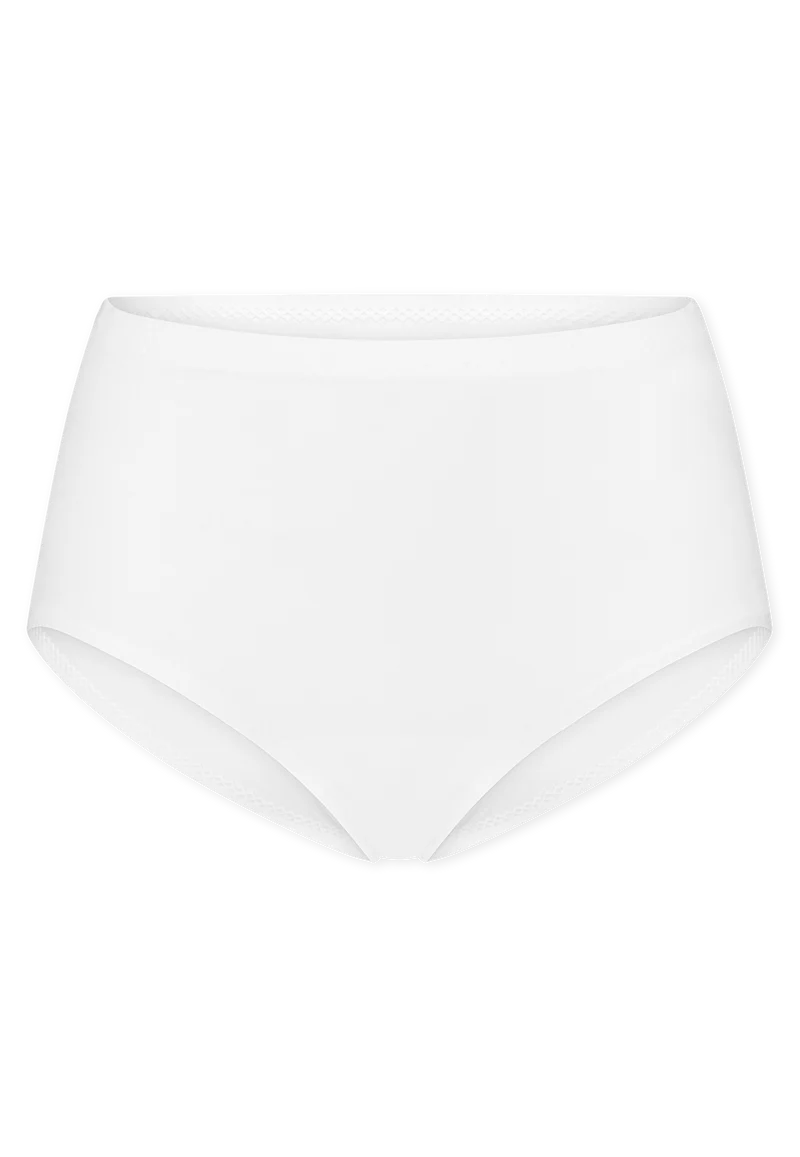 High Waist Slip Seamless Weiss - Invisible Soft