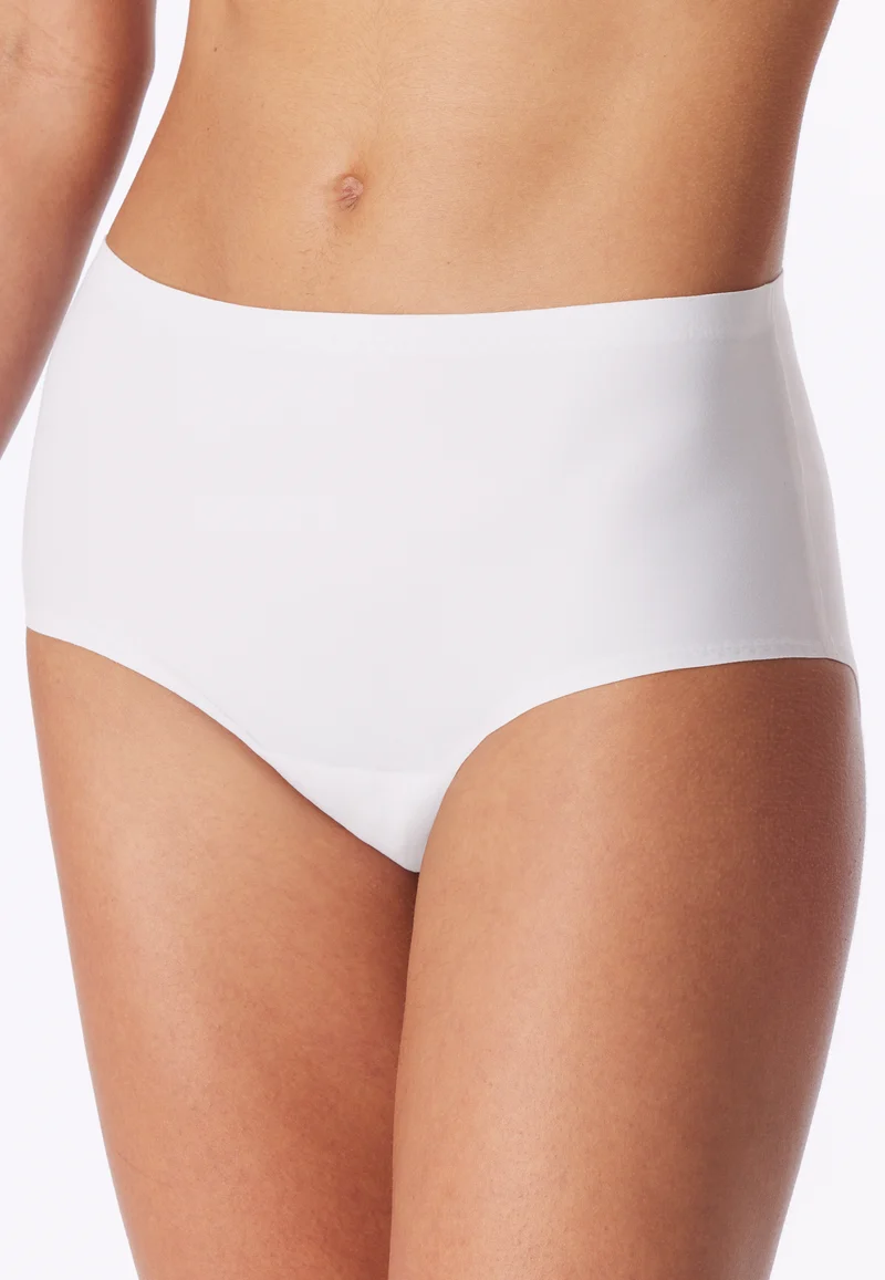 High Waist Slip Seamless Weiss - Invisible Soft