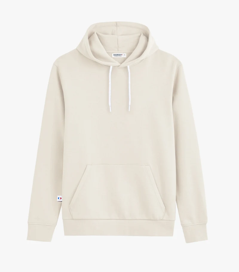 Sweat à capuche Homme Sable - Intemporel