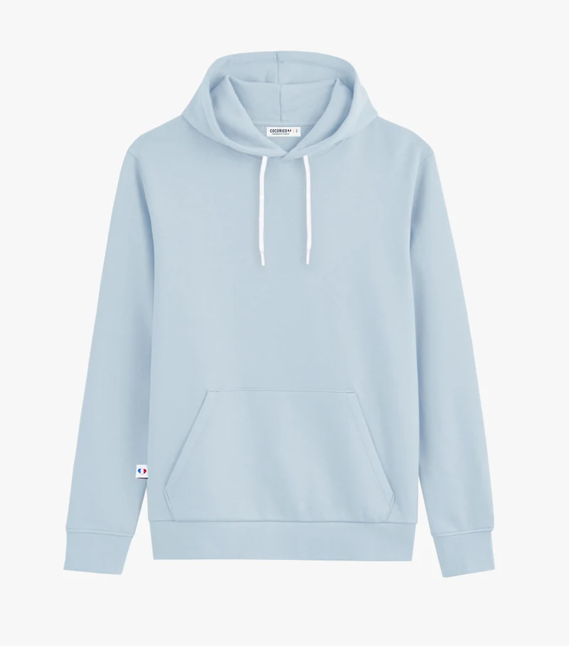 Sweat à capuche Homme Ciel - Intemporel