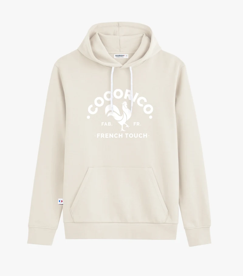 Sweat à capuche Homme Sable - Coq Français