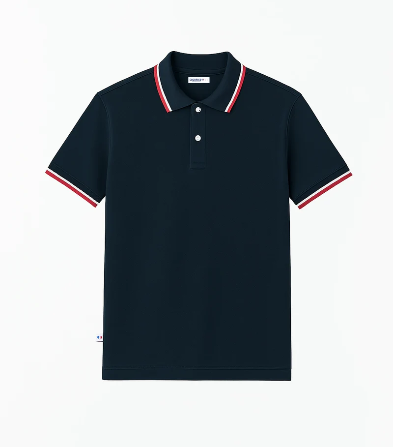 Polo Homme Supporter Marine - Intemporel