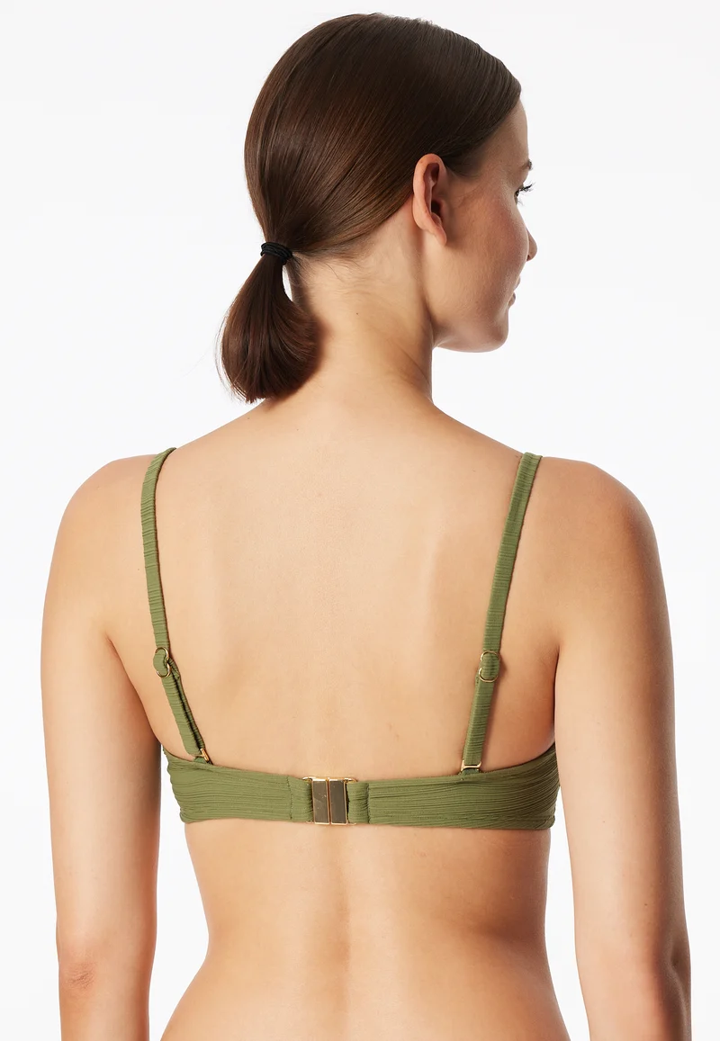 Bikini-Top Oliv - Aqua