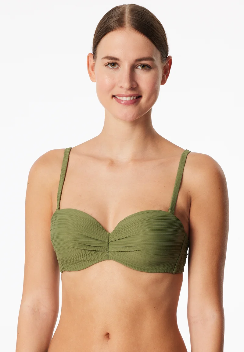 Bikini-Top Oliv - Aqua