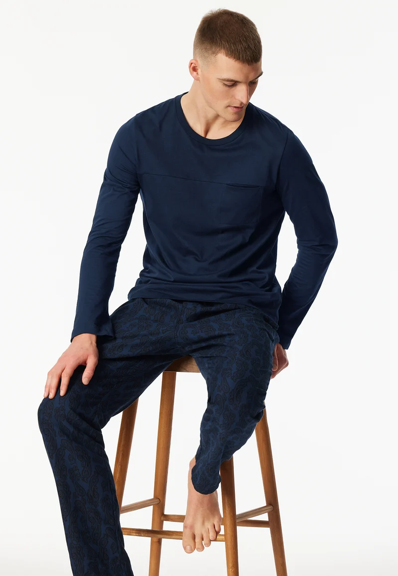 Shirt Dunkelblau - Mix+Relax