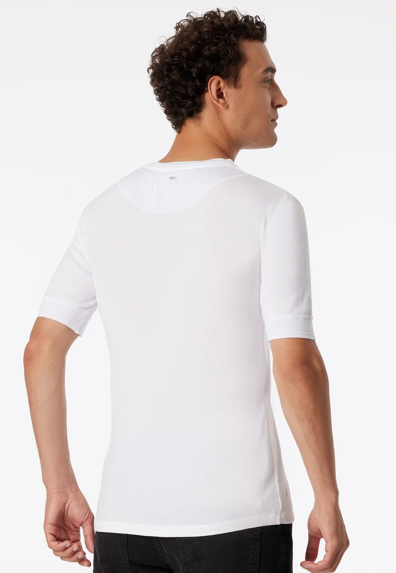 Henley T-Shirt Weiss - Revival Karl-Heinz