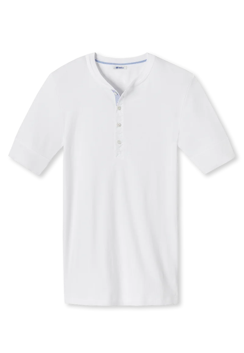 Henley T-Shirt Weiss - Revival Karl-Heinz