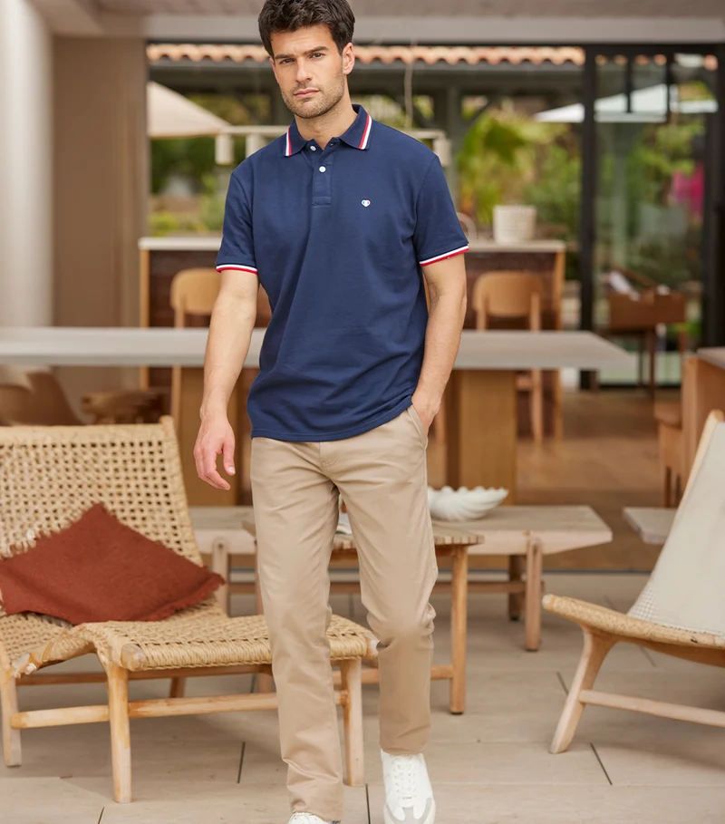 Pantalon Chino Homme Beige