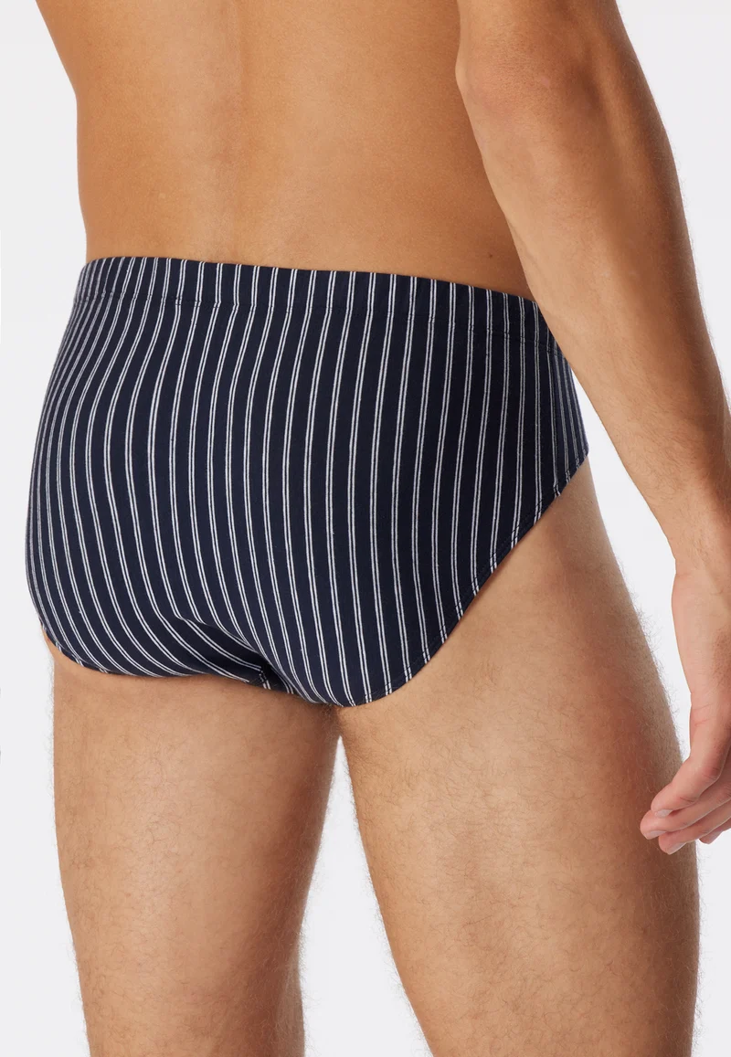 Slip Dunkelblau gestreift - 95/5