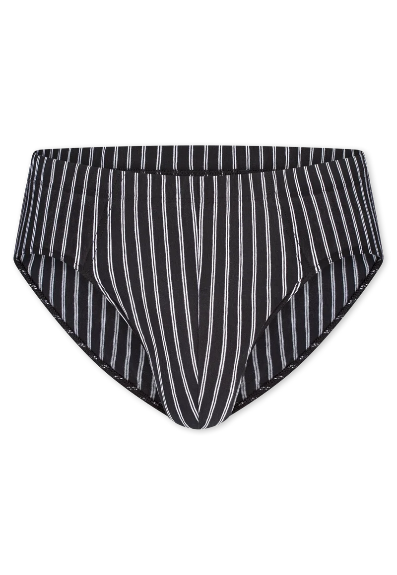 Slip Schwarz gestreift - 95/5