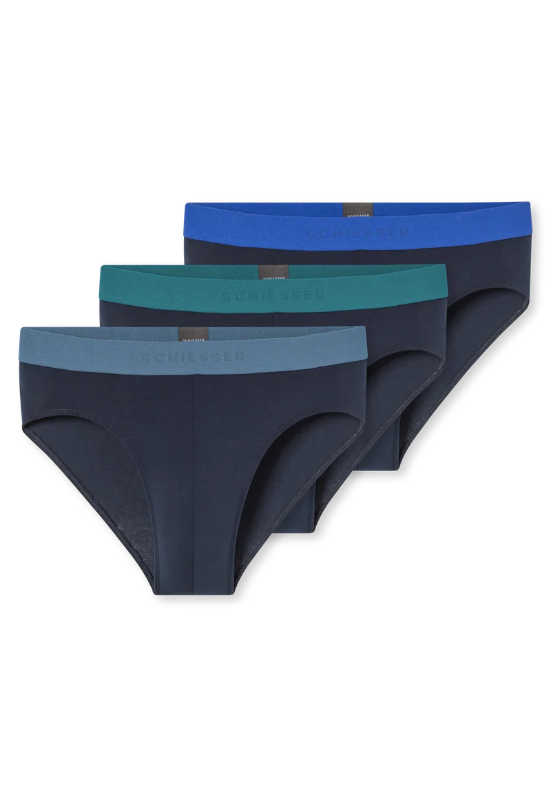 Slip 3er-Pack Dunkelblau - 95/5