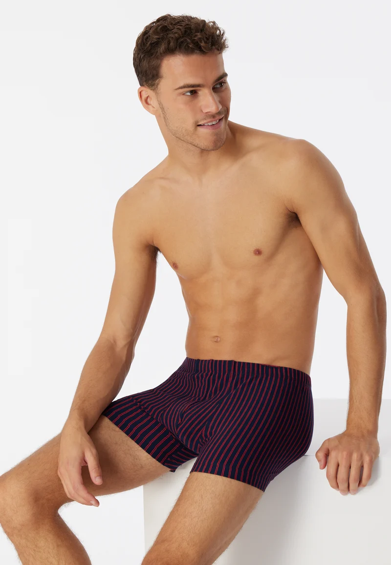 Enge Boxershorts Rot gestreift - 95/5