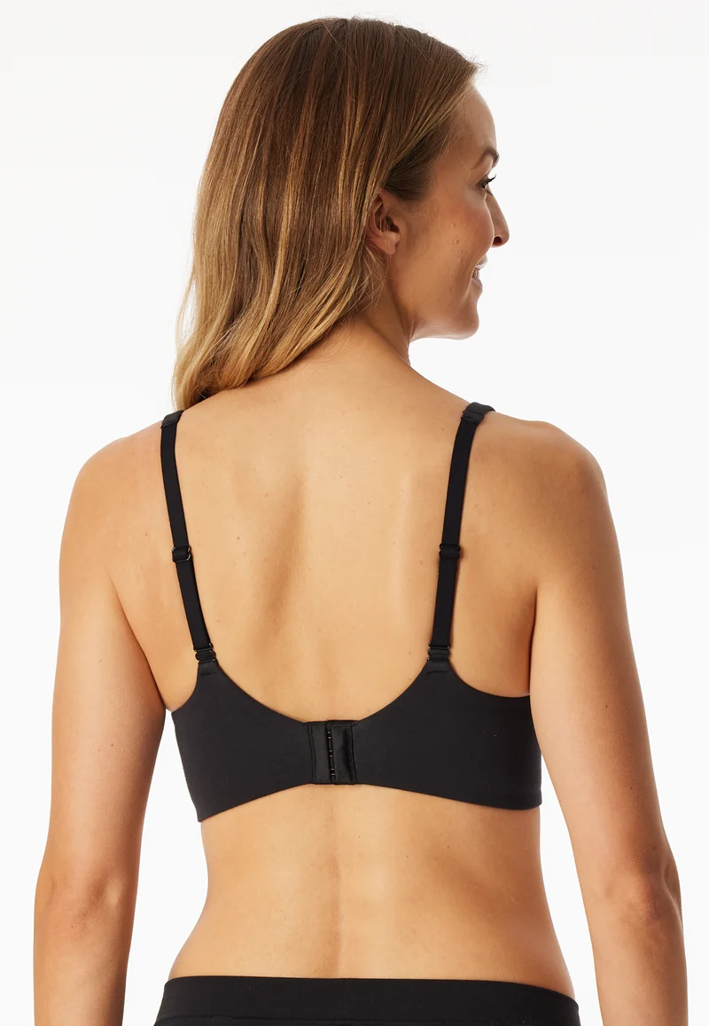 Soft-BH mit Cups Schwarz - Unique Cotton