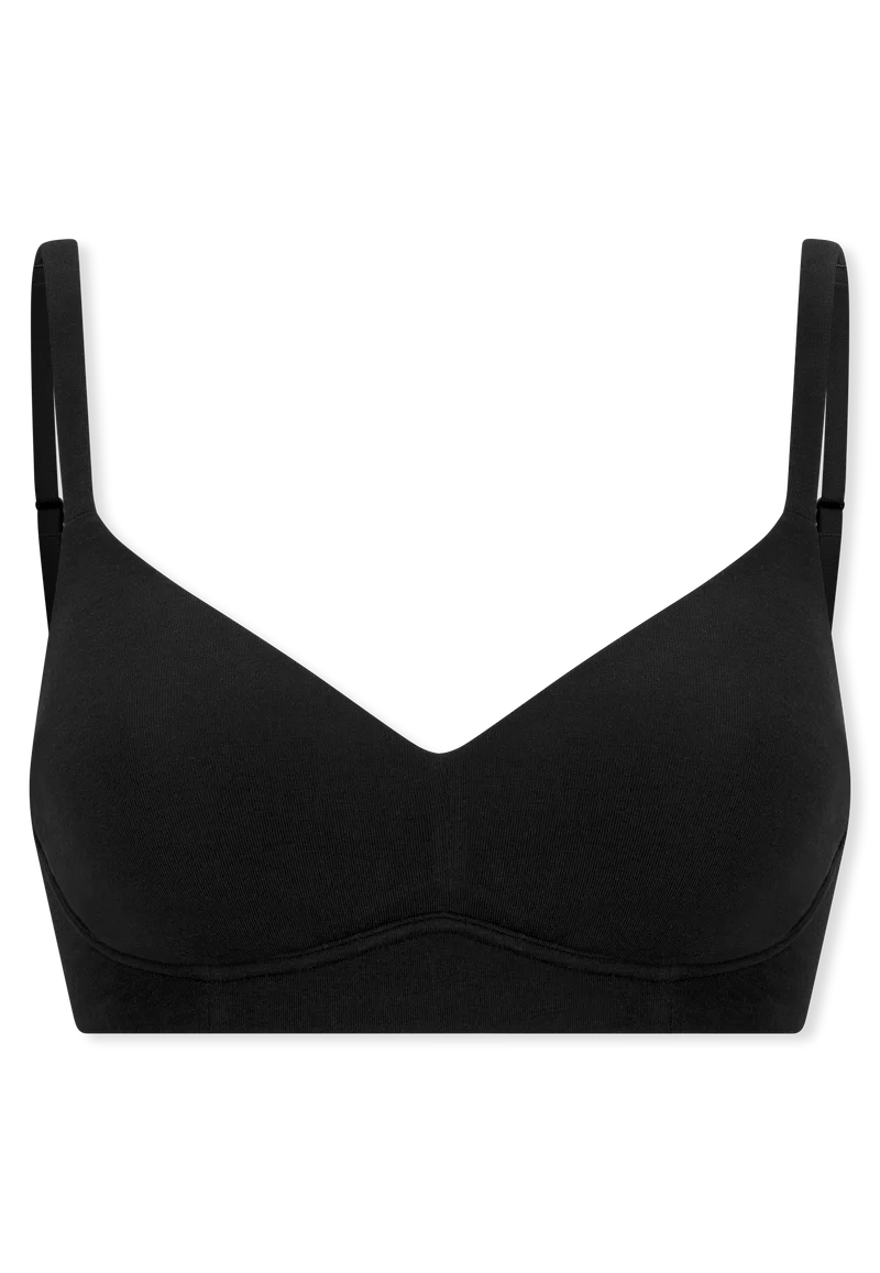 Soft-BH mit Cups Schwarz - Unique Cotton