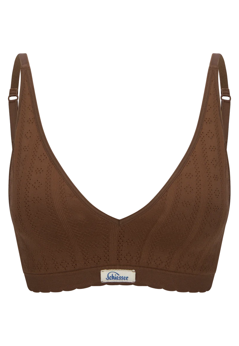 Bustier mit herausnehmbaren Pads Braun - Revival Alma