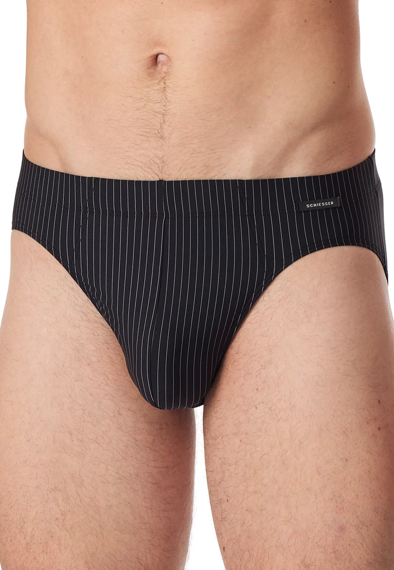 Slip Schwarz gestreift - Pure Micro
