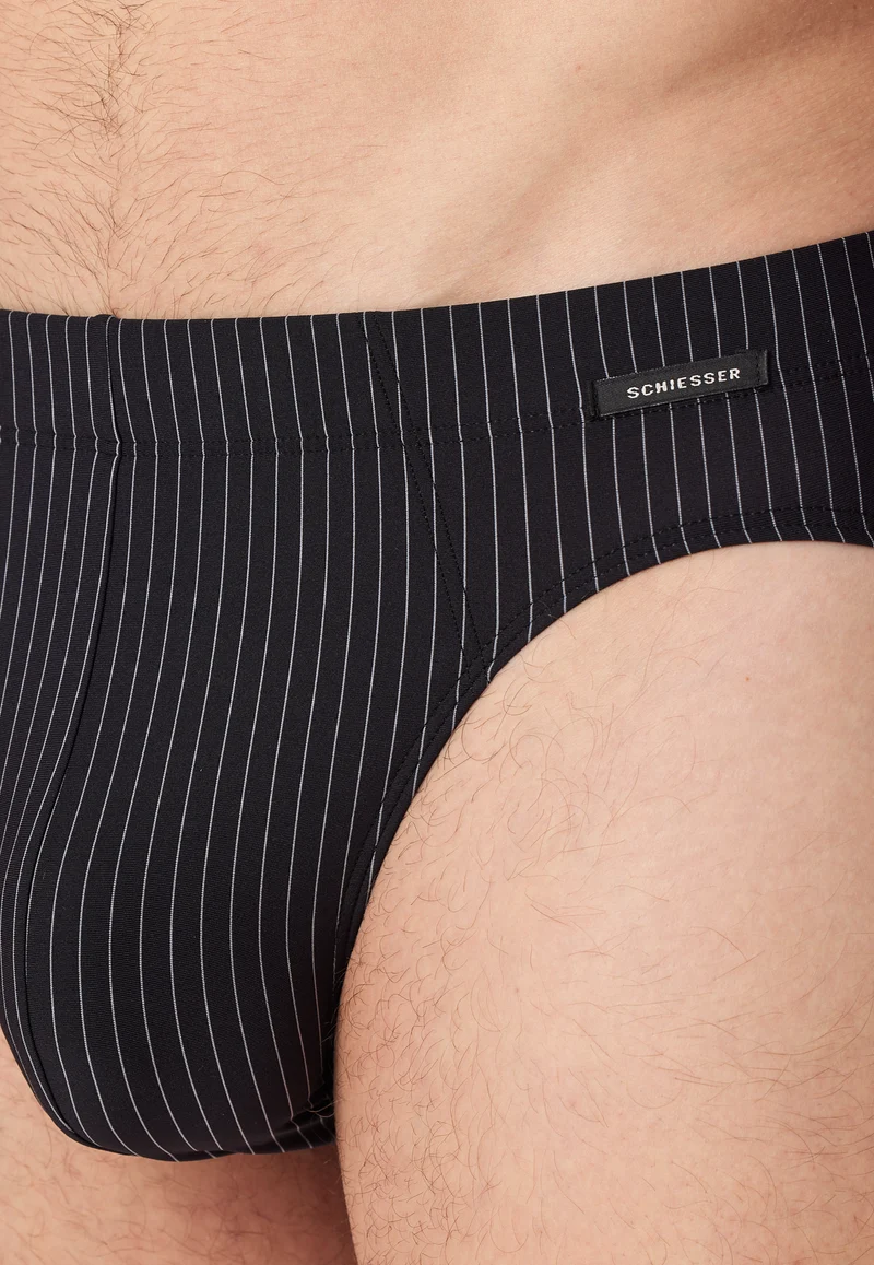 Slip Schwarz gestreift - Pure Micro