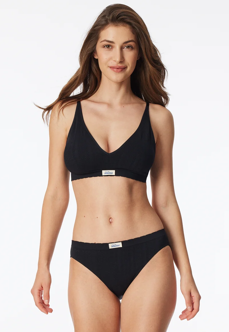 Bustier mit herausnehmbaren Pads Schwarz - Revival Alma