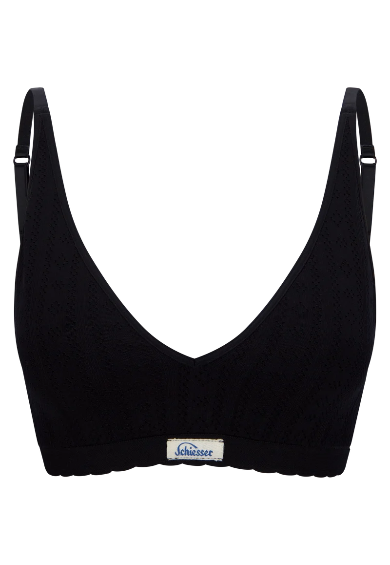 Bustier mit herausnehmbaren Pads Schwarz - Revival Alma